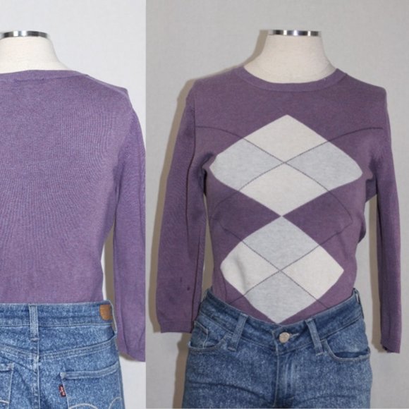 Isaac Mizrahi Purple Sweater - Picture 1 of 12
